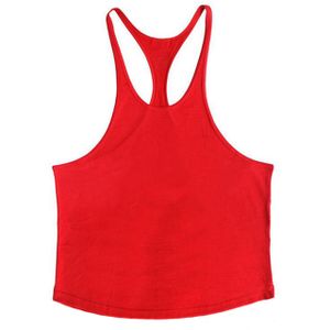 Muscle Alive Blank Bodybuilding Stringer Tank Tops Men Cotton