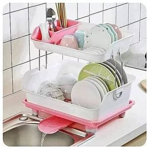 Klvied Dish Rack with Swivel Spout, Dish Drying Rack Nigeria