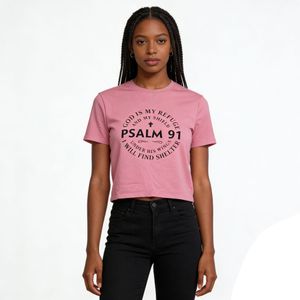 Soft Pink Faith Print T-Shirt 2958405 L