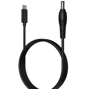 USB-C to Router Cable – Fast Charging 5.5mm x 2.1mm DC Barrel Jack Adapter Cord for Laptops, WiFi Routers, and Modems  