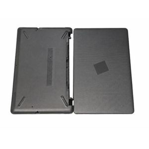 Hp 250 G6 / 15-BS Laptop Full Casing Set ABCD Cover – LCD Back Cover, Front Bezel, Bottom Cover & Palmrest (Without Keyboard) – Black