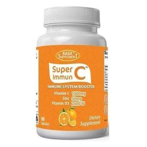 Basic Super Immun C + Zinc + Vitamin D3 - 100Capsules