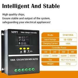 100A MPPT CHARGER CONTROLLA 12V 24V 36V 48v