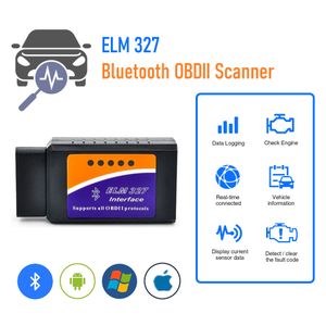 ELM327 Bluetooth OBD2 OBDII Car Diagnostic Scanner Auto Fault Code Reader  Tool