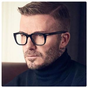 Black Square Solid Plastic Anti-blue Optical Eyeglasses