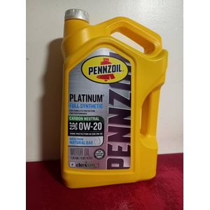Pennzoil 0W-20 PLATINUM FULL SYNTHETIC 4.73L
