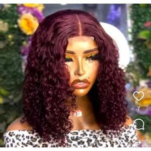 Jerry curls wig with closure 