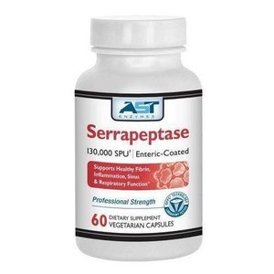 AST Enzymes Serrapeptase 130,000 SPU 60 Vegetarian Capsules