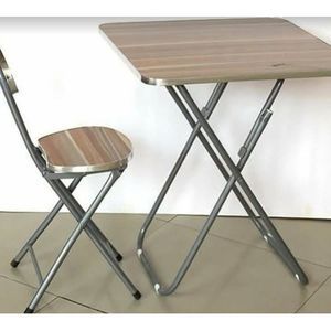 Foldable Reading/Laptop Table & Chair For Home And Office