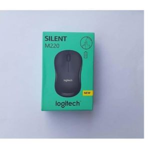 Logitech M220 Silent Mouse, Wireless Black