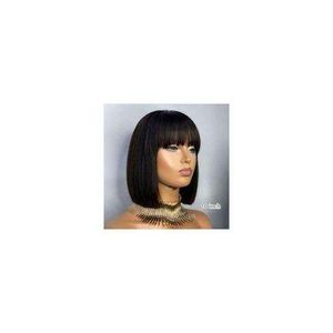 Straight Bob Fringe Hair Wig