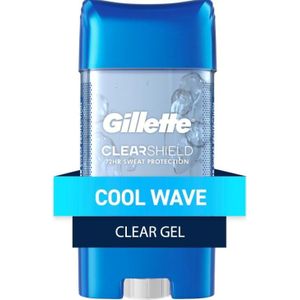 Gillette CLEAR SHIELD ANTIPERSPIRANT/DEODORANT COOL WAVE 3.8 OZ