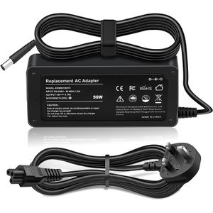 65W Chargeur HP Ordinateur Portable pour HP Elitebook 840 850, Probook 430  440 450, Pavilion x360 11 13 15, Envy 13 15, Stream 11 13 14 HP 250 255 G5