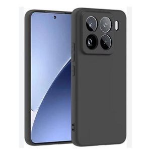 Silicon back case for xiaomi mi 15 pro 5g - black