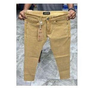 Quality Non Fade Brown Jean For Men