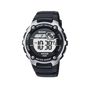 Wristwatch with rubber strap for student male female 