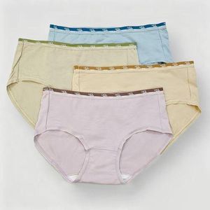 Four Pieces Women's Underwear Made Of 60S Modal, Antibacterial Crotch, Mid-Rise Seamless, Breathable Cotton Lining, High Elastic Plus Size Panties