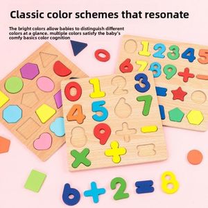 Kids alphabets letters Montessori Wooden Letter Puzzle Toys Alphabet