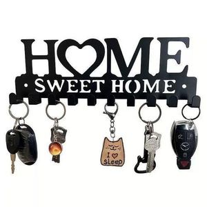 Metal Wall Key Decor Hooks Creative Home Decorative Wall Key Hanger