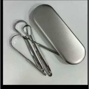Multi-Piece Stainless Steel Tongue Scraper