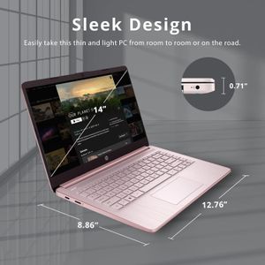 Hp 14 CELERON N150 8GB RAM 256GB (128GB + 128GB SSD) 14"HD INTEL UHD GRAPHICS WINDOWS 11