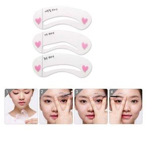 Eyebrow Grooming Stencil Shaping Template Eyebrow Card