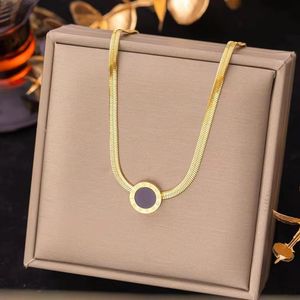 Ladies Elegant Stainless Steel Necklace with Gift Box 