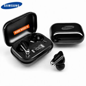 Samsung Wireless Bluetooth Earbuds with LED Display Charging Case – Deep Bass, Touch Control, Noise Isolation, Long Battery Life – Black