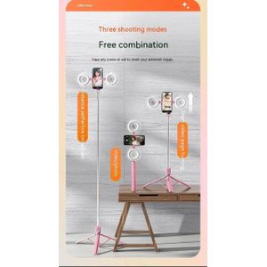 Z6D ( 6ft Tall ) Selfie Stick with Tripod, Shutter Remote and Fill Light (Light Optional) -  Wireless Remote Control, Extendable Phone Selfie Stand, 360° Rotatable Multi-Functional Travel Companion,  Mini Lightweight, Portable for All Mobile Models.