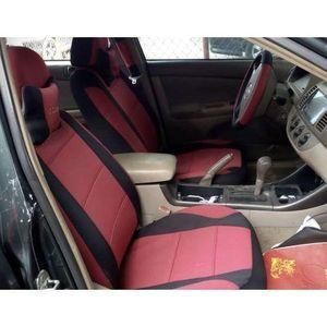 Universal Fabrics Seat Cover For Saloon/sedan Cars Red & Blac