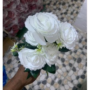 Real Touch Flower _Outdoor/Indoor Decor(White color)