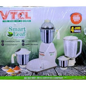 VTCL Heavy Duty Smart Leaf 4Cups  Blender & Grinder _1200 Watts
