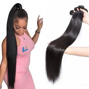 4 Quality Bundles Of Straight Weavon +Closure , 22 Inches