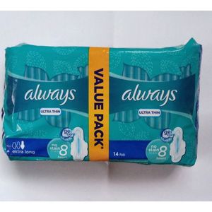 Always Ultra Sanitary Pad Extra Long Duo Pack - 14 Pads