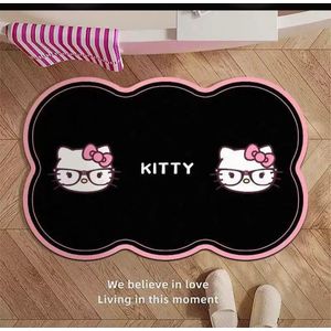 Water-absorbent, quick-drying, non-slip bathroom mat