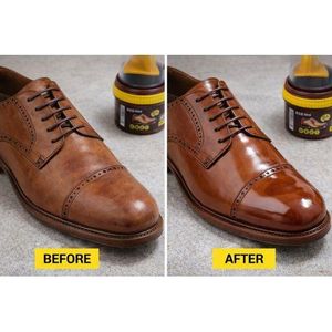 BROWN Shoe Polish Color Restorer Cream, Leather Repair for Scratches And Fading, Colorfast for Work Boots BROWN Shoe Cream Shine Nursing Repair Shoe Polish Leather Repair Cream to Re-Color Leather POLISH Agent Restore Couches Sofas Seats Shoes clean
