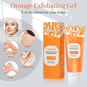Very Effective Orange enzymes exfoliating brightening Gel for Glass Skin