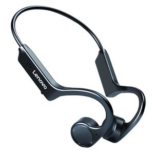 Lenovo Bone conduction Bluetooth headphones - waterproof for sports and running, wireless open listening experience Black