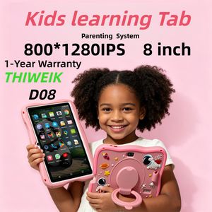 THIWEIK 8" 8GB RAM 128GB ROM 4G/5G Kid Tablet – 13MP Camera 4500mAh – Stylus + Stand Included