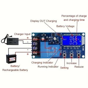 30A Storage Battery Charging Control Module, , LCD Display XY-L30A
