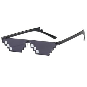 Funny Mosaic  Sunglasses, Trendy Internet Celebrity Shades for Party, Driving & Cool Decorative Props, Oval Frame
