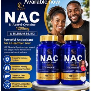 Duozi NAC N-Acetyl-Cysteine 1200mg 2pcs