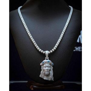  Diamond Iced Studded Necklace + Iced Pendant For Men 