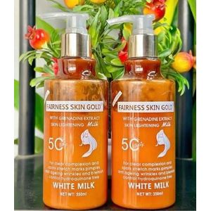 Fairness Fairness-Skin Gold with grenadine extract skin lightening milk 50SPF - 2 Piece.