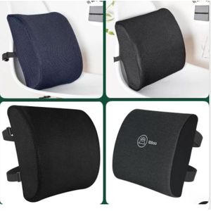 Orthopedic Memory Foam Lumbar Support Backrest - Ergonomic Back Cushion for Car & Office Chair