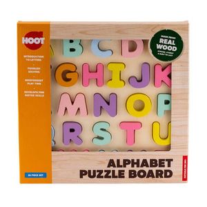 Wooden Chunky Alphabet Puzzle Board