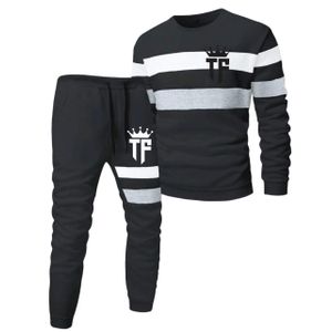 Classy Up & Down Track Sweatshirt & Pant - Multi