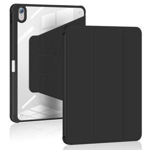 360° Rotatable Smart Case with Transparent Back for IPad 10.9 Inch 10th & 11th Generation - Black