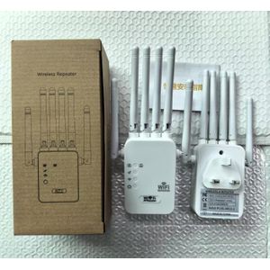 High quality 1200Mbps Wireless WiFi Repeater Wifi Dual-Band 2.4G 5G WiFi Extender WiFi Amplifier Router Six-Antenna