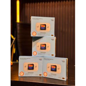 Wireless Mobile WiFi Pro 4G LTE CAT6 MiFi - 3000mAh Portable Router - Connect 10 Devices - Type-C Fast Charging